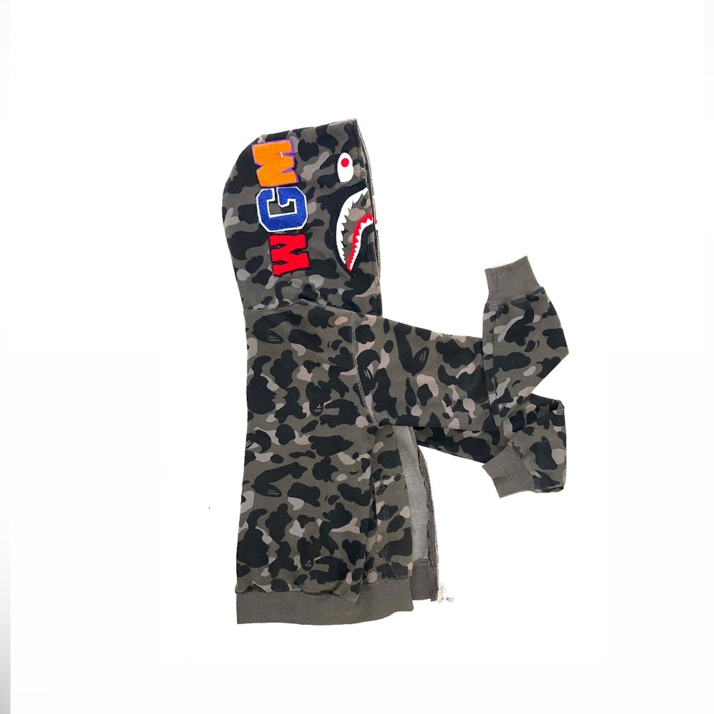 BAPE Color Camo Men's Shark Full Zip Hoodie